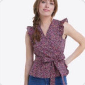 Draper James Sheryl Wrap Top